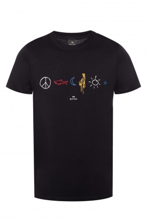 T-shirt z wyszytym wzorem, zdjęcie 1 T-shirt z wyszytym wzorem od Paul Smith